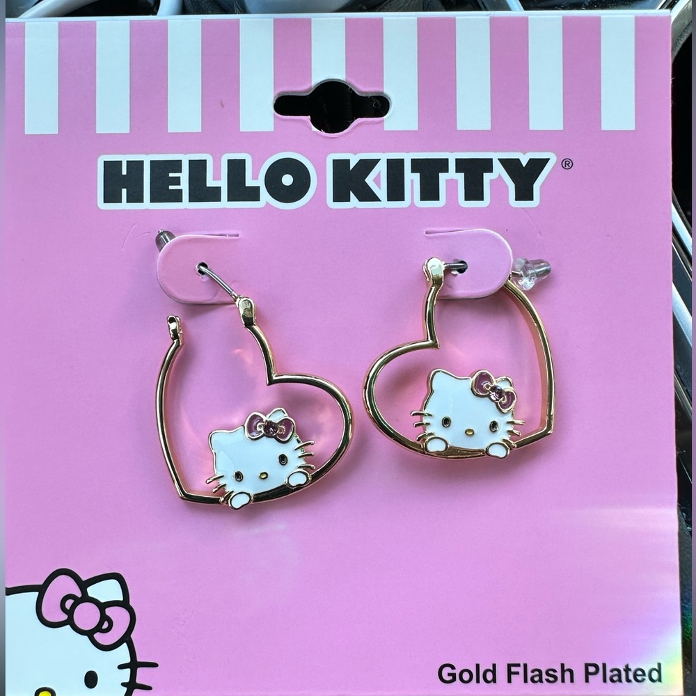 Hello Kitty Hoop Earrings